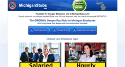 Desktop Screenshot of michiganstubs.com