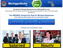 Tablet Screenshot of michiganstubs.com